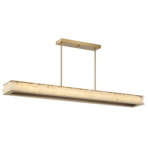 Divinely - 33W LED Island-3.5 Inches Tall and 8 Inches Wide - 1333082