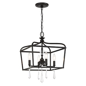 Laurel Estate - 4 Light Convertible Foyer-19.25 Inches Tall and 14.13 Inches Wide - 1258650