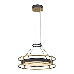 Levitation - 40W 1 LED Linear Pendant-10 Inches Tall and 19 Inches Wide - 1333104