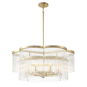 Azura - 6 Light Pendant-16.88 Inches Tall and 28 Inches Wide - 1344392