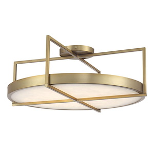 Boada - 30W 1 LED Semi-Flush Mount-9 Inches Tall and 24 Inches Wide - 1333138