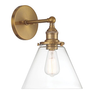 Barwell - 1 Light Wall Sconce-14.13 Inches Tall and 10 Inches Wide - 1344395