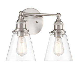 Barwell - 2 Light Bath Vanity-11.75 Inch Tall and 15 Inch Wide - 1430815