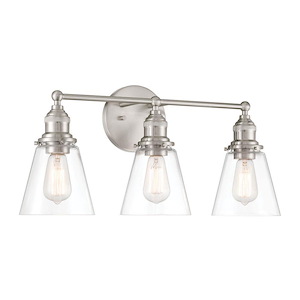 Barwell - 3 Light Bath Vanity-11.75 Inch Tall and 24 Inch Wide - 1430816