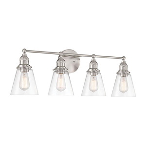 Barwell - 4 Light Bath Vanity-11.75 Inch Tall and 33 Inch Wide - 1430817