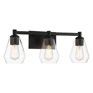 Clarity - 3 Light Bath Vanity-8.5 Inches Tall and 24 Inches Wide - 1333144
