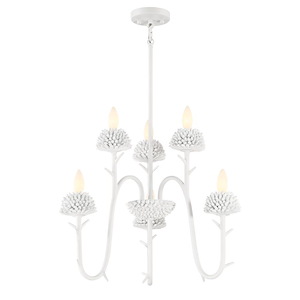 North Fork - 6 Light 2-Tier Chandelier - 1293124