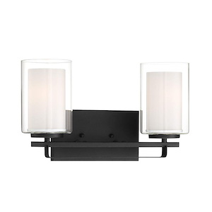 Parsons Studio - 2 Light Bath Bar in Transitional Style - 8.75 inches tall by 15 inches wide - 539483