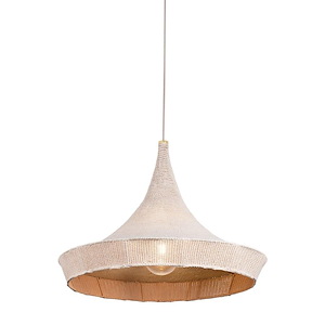 Isola - 1 Light Small Pendant-19.5 Inch Tall and 27.5 Inch Wide - 1364607