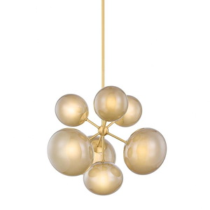 Zaley - 7 Light Chandelier-23 Inch Tall and 28 Inch Wide - 1373618