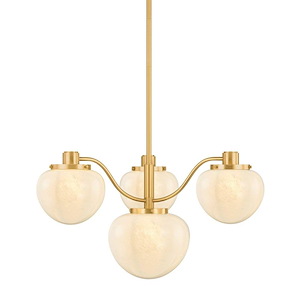 Kristen - 4 Light Chandelier-17 Inch Tall and 29.75 Inch Wide - 1395337