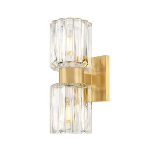Danae - 2 Light Bath Vanity-10.5 Inch Tall and 4.25 Inch Wide - 1395526