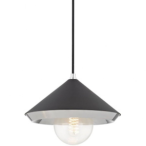 Marnie - 1 Light Pendant-9 Inches Tall and 12.5 Inches Wide - 1346376