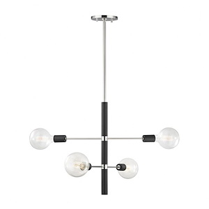Astrid-Four Light Chandelier in Style-24 Inches Wide by 20 Inches High - 675174