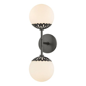 Paige - 2 Light Wall Sconce-18.5 Inch Tall and 6 Inch Wide - 1431633