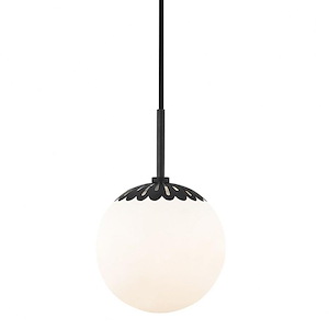 Paige-One Light Small Pendant in Style-7.5 Inches Wide by 12.5 Inches High - 735071
