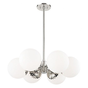 Paige - 6 Light Chandelier-8 Inches Tall and 26 Inches Wide - 1347434