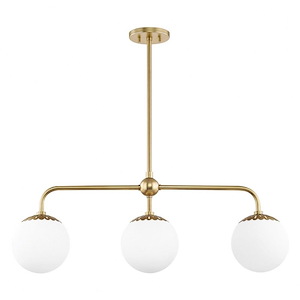 Paige-Three Light Island in Style-37 Inches Wide by 16.75 Inches High - 735068