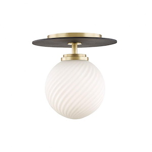 Ellis-4W 1 LED Small Flush Mount in Style-7 Inches Wide by 7 Inches High - 1225042