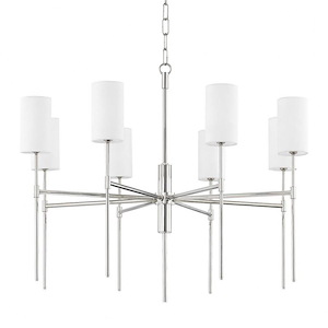 Olivia-8 Light Chandelier in Transitional Style-35 Inches Wide by 29 Inches High - 1040765