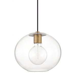 Margot-1-Light Large Pendant in Style-12.25 Inches Wide by 10.5 Inches High - 865316
