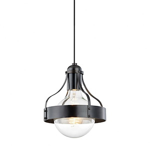 Violet-1-Light Pendant in Style-7.5 Inches Wide by 8.75 Inches High - 865320