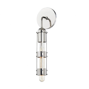 Violet-1-Light Wall Sconce in Style-4.75 Inches Wide by 16.25 Inches High - 865321