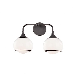 Reese-2-Light Wall Sconce in Style-16.75 Inches Wide by 11.25 Inches High - 865324
