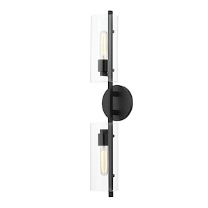 Ariel - 2 Light Wall Sconce In Thoughtful Simplicity Style-28 Inches Tall and 30 Inches Wide - 1099717