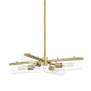 Ariel-Four Light Chandelier-28 Inches Wide - 886437