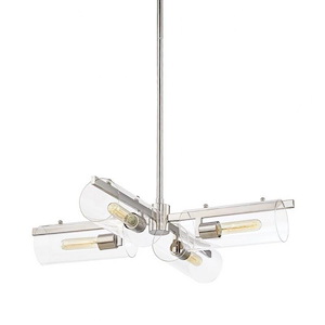 Ariel - 4 Light Chandelier-9.5 Inches Tall and 28 Inches Wide - 1347436