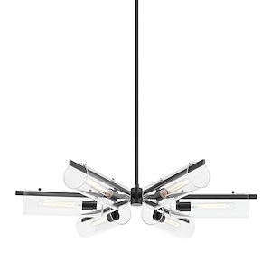 Ariel - 6 Light Chandelier In Thoughtful Simplicity Style-9.5 Inches Tall and 30 Inches Wide - 1099720
