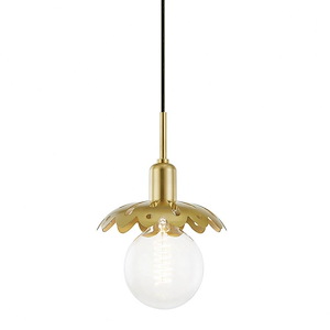 Alyssa-One Light Pendant in Style-8 Inches Wide by 12 Inches High - 886471