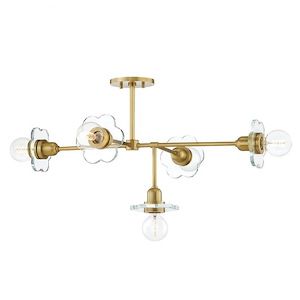 Alexa-Five Light Chandelier-27.5 Inches Wide - 886477