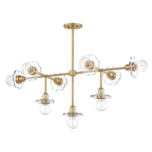 Alexa-Nine Light Chandelier-23.25 Inches Wide - 886478