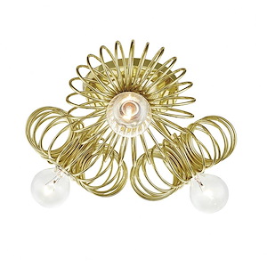 Serena-Three Light Flush Mount in Style-11 Inches Wide by 5.5 Inches High - 886483