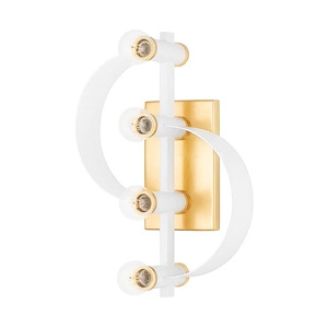 Maddie - 4 Light Wall Sconce-15.5 Inches Tall and 10 Inches Wide - 1314853