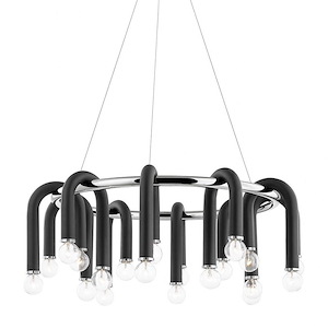 Whit-20 Light Chandelier in Modern Style-28.75 Inches Wide by 11 Inches High - 931027
