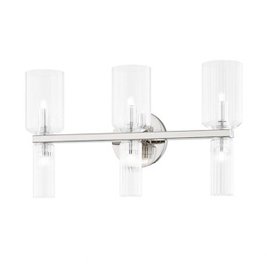 Tabitha-3 Light Bath Bracket in Modern Style-18.25 Inches Wide by 10.25 Inches High - 979948