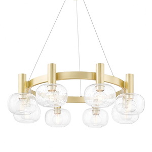 Harlow-8 Light Chandelier in Modern Style-35.5 Inches Wide by 9.63 Inches High - 931040
