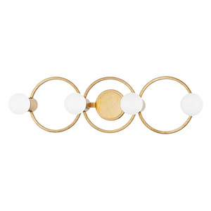 Hope-4 Light Bath Bracket in Modern Style-28 Inches Wide by 8.25 Inches High - 1225213
