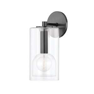 Belinda-1 Light Wall Sconce in Modern Style-6 Inches Wide by 14 Inches High - 1013453