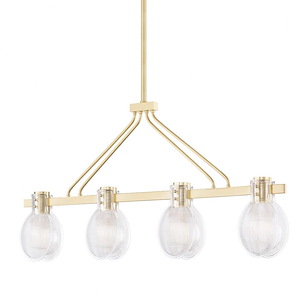 Jenna-4 Light Island in Modern Style-42.5 Inches Wide by 22 Inches High - 1013483