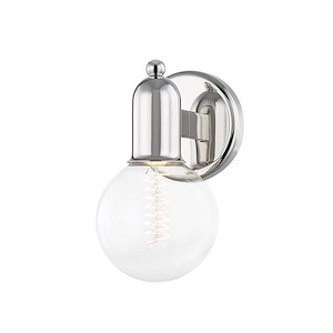 Bryce-1 Light Bath Bracket in Transitional Style-5 Inches Wide by 9 Inches High - 1013456