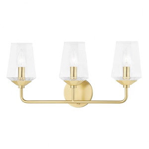 Kayla-3 Light Bath Bracket in Transitional Style-21.75 Inches Wide by 10.5 Inches High - 1013488