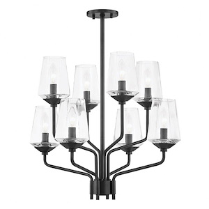 Kayla-8 Light Chandelier in Transitional Style-24 Inches Wide by 20.38 Inches High - 1013489