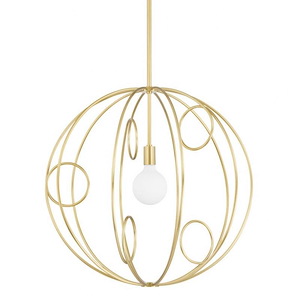 Alanis - 1 Light Chandelier-29.5 Inches Tall and 28.125 Inches Wide - 1346353