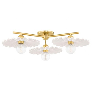 Tinsley - 1 Light Semi-Flush Mount In Modern Style-30 Inches Wide - 1099808