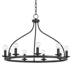 Kendra-9 Light Chandelier in Transitional Style-26.75 Inches Wide by 16.5 Inches High - 1040745