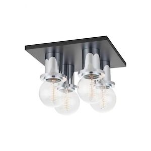 Brandi - 4 Light Flush Mount-6 Inches Tall and 9.25 Inches Wide - 1346119